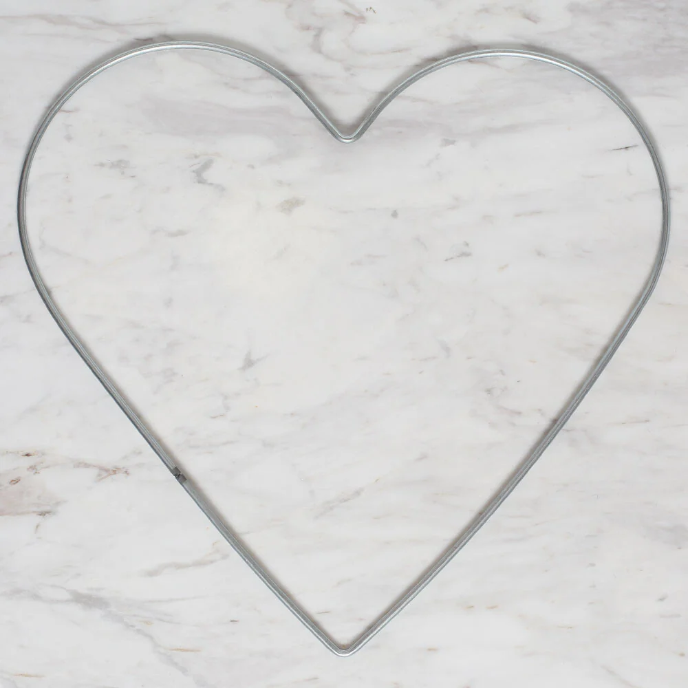 Loren Heart Shaped Metal Macrame Ring