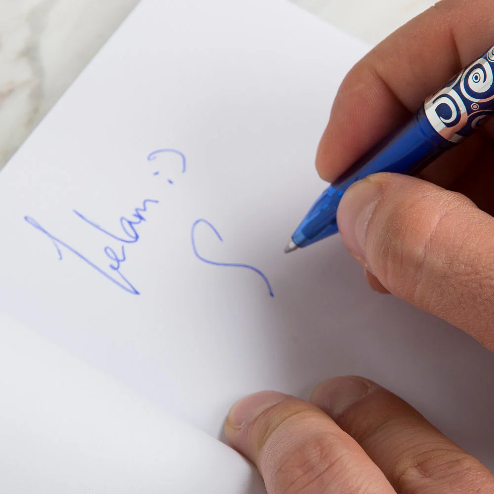 Loren Heat Erasable Fabric Pen, Blue - Image 4