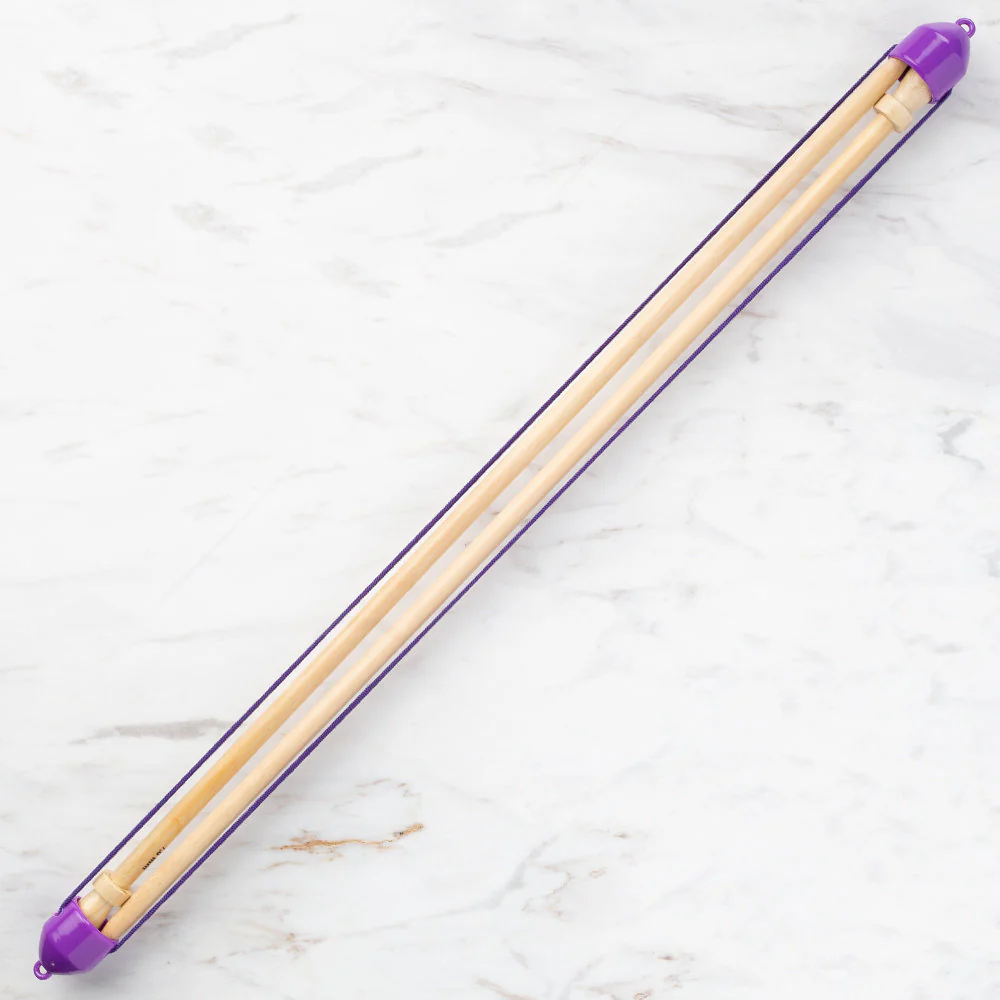 Loren Knitting Needle Point Protectors, Purple - Image 3