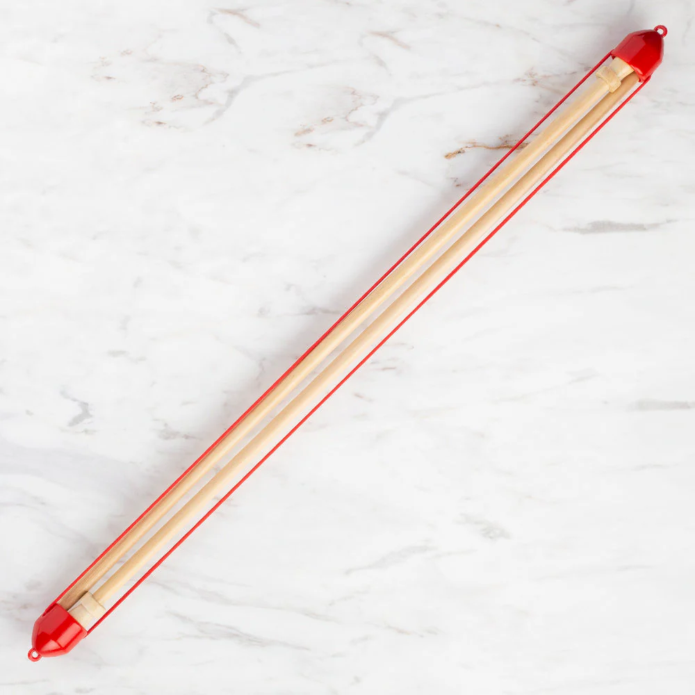 Loren Knitting Needle Point Protectors, Red - Image 3