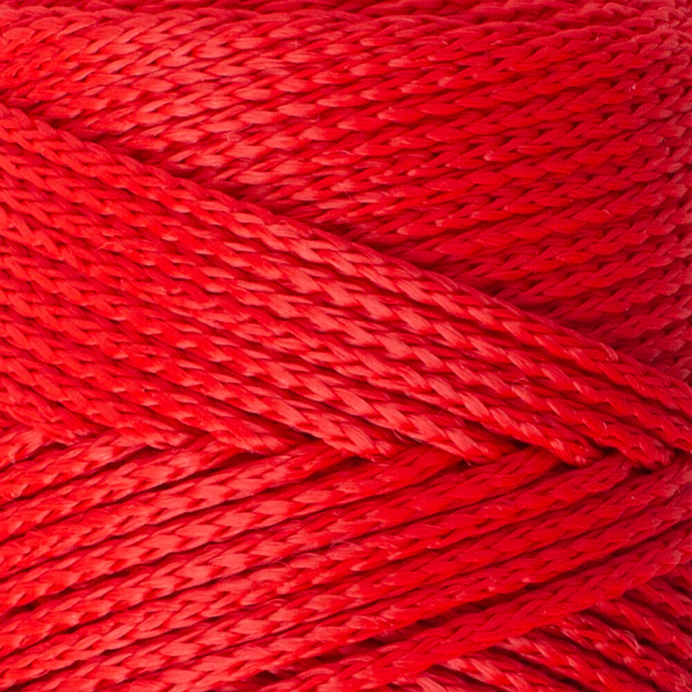 Loren Macrame Knitting Yarn, Red - RM 0100 - Image 2