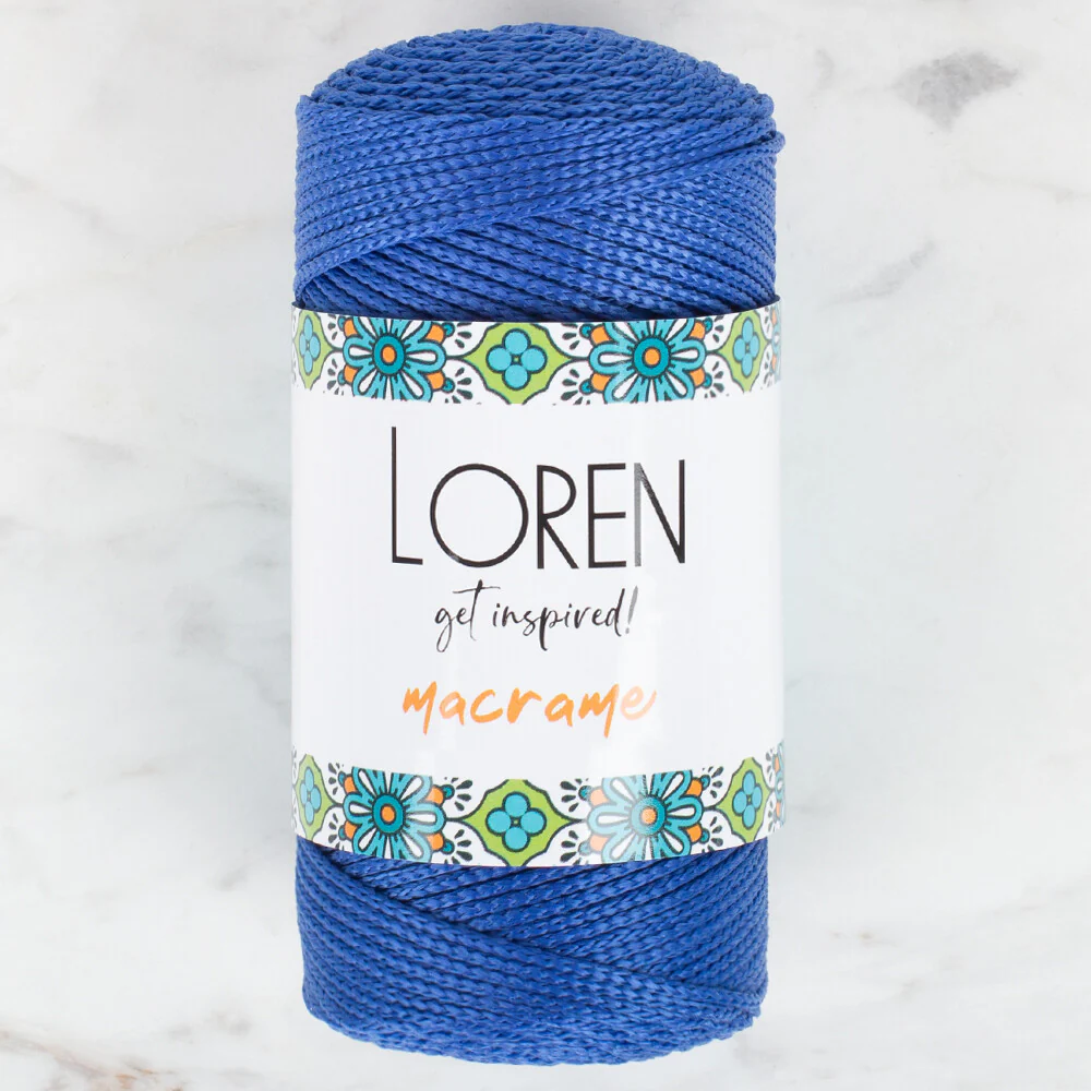 Loren Macrame Knitting Yarn, Saxe Blue - RM 0252