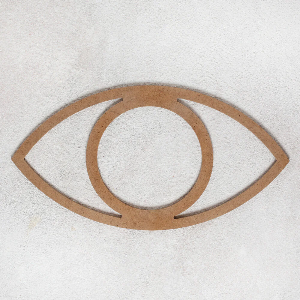Loren Macrames Eye Shaped Macrame Hoop