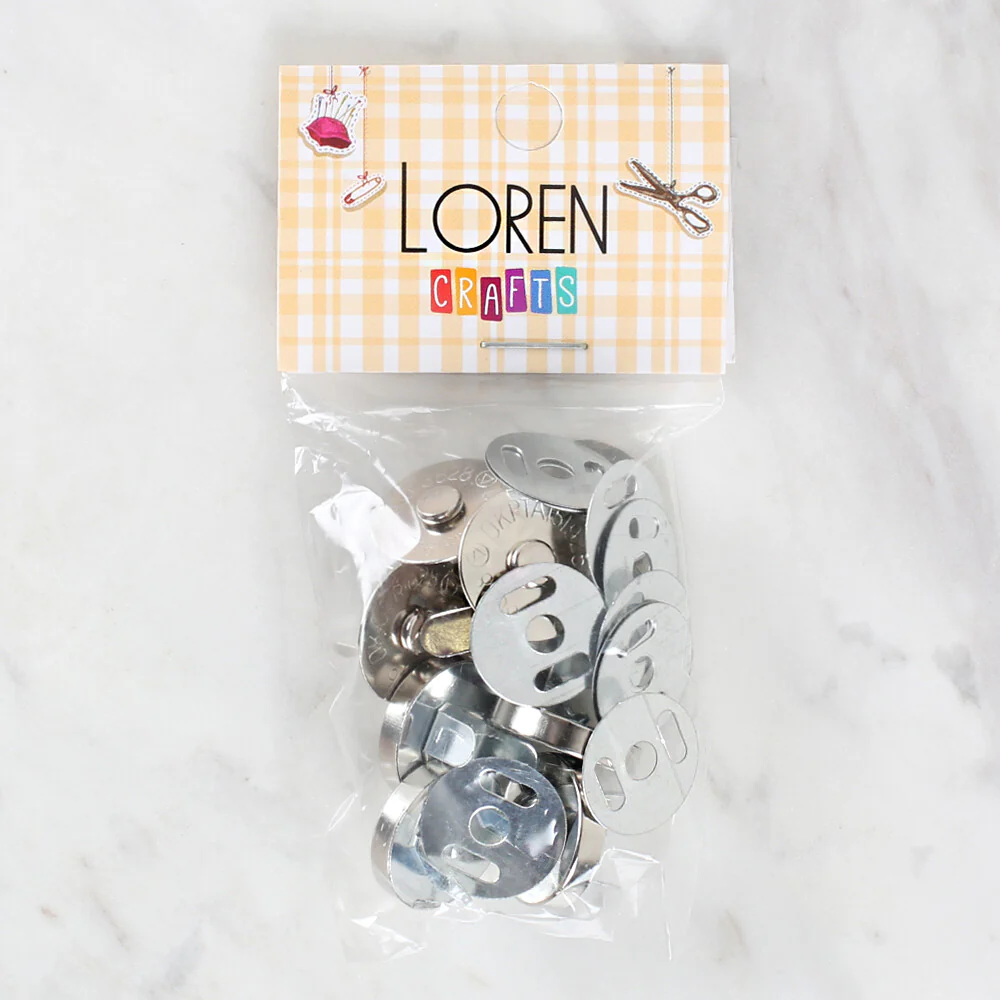 Loren Matte Silver Metal Magnetic Clip for Accessories in 5 - Image 3