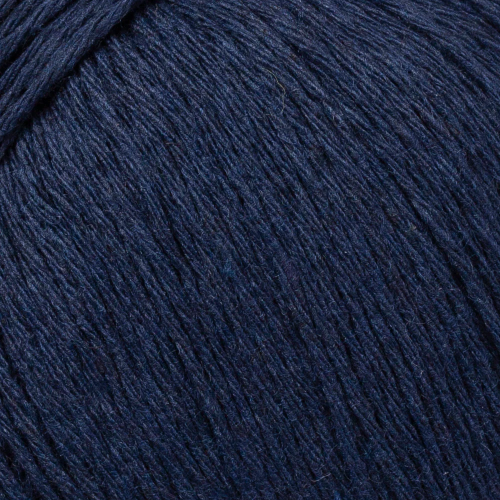 Loren Natural Baby Yarn, Navy Blue - R005 - Image 2