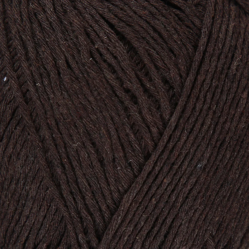 Loren Natural Cotton Yarn, Brown - R105 - Image 2