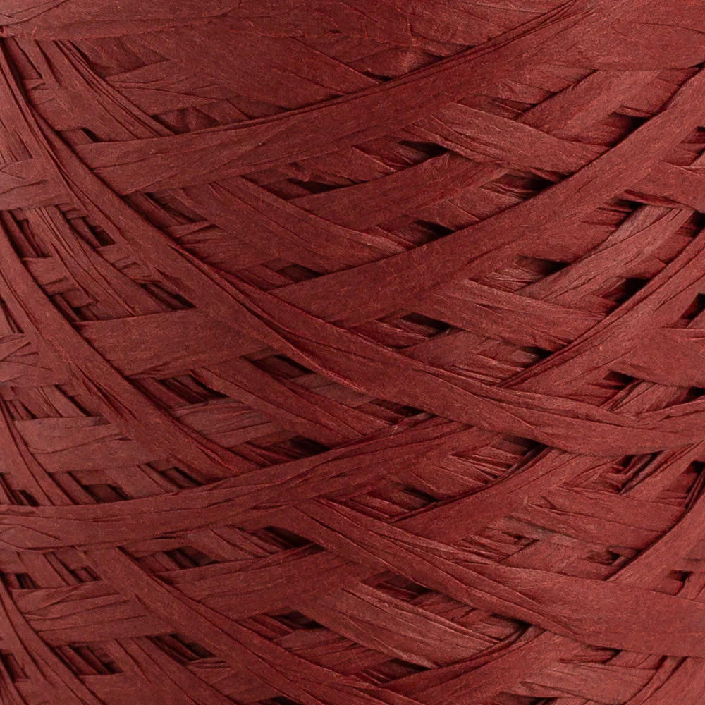 Loren Natural Raffia Paper Yarn, Brick - 17 - Image 2