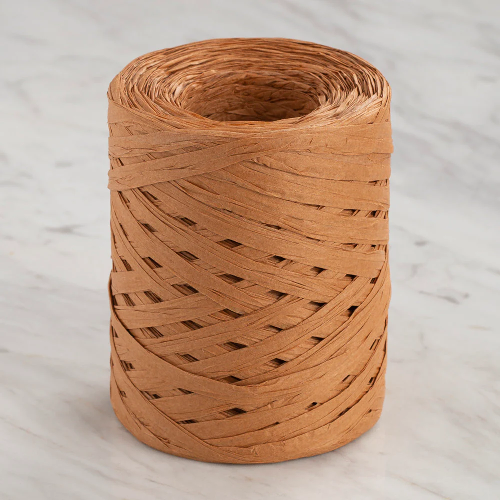 Loren Natural Raffia Paper Yarn, Cinnamon - 76
