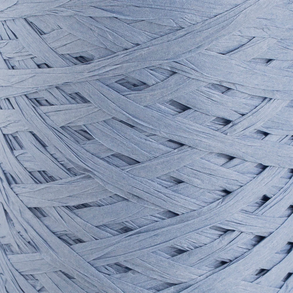 Loren Natural Raffia Paper Yarn, Ice Blue - 26 - Image 2