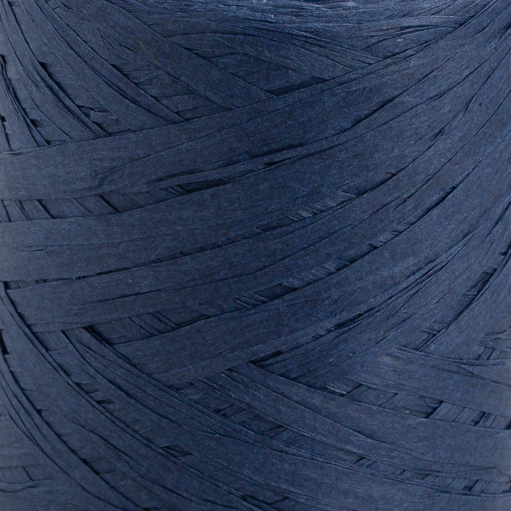 Loren Natural Raffia Paper Yarn, Navy - 22 - Image 2