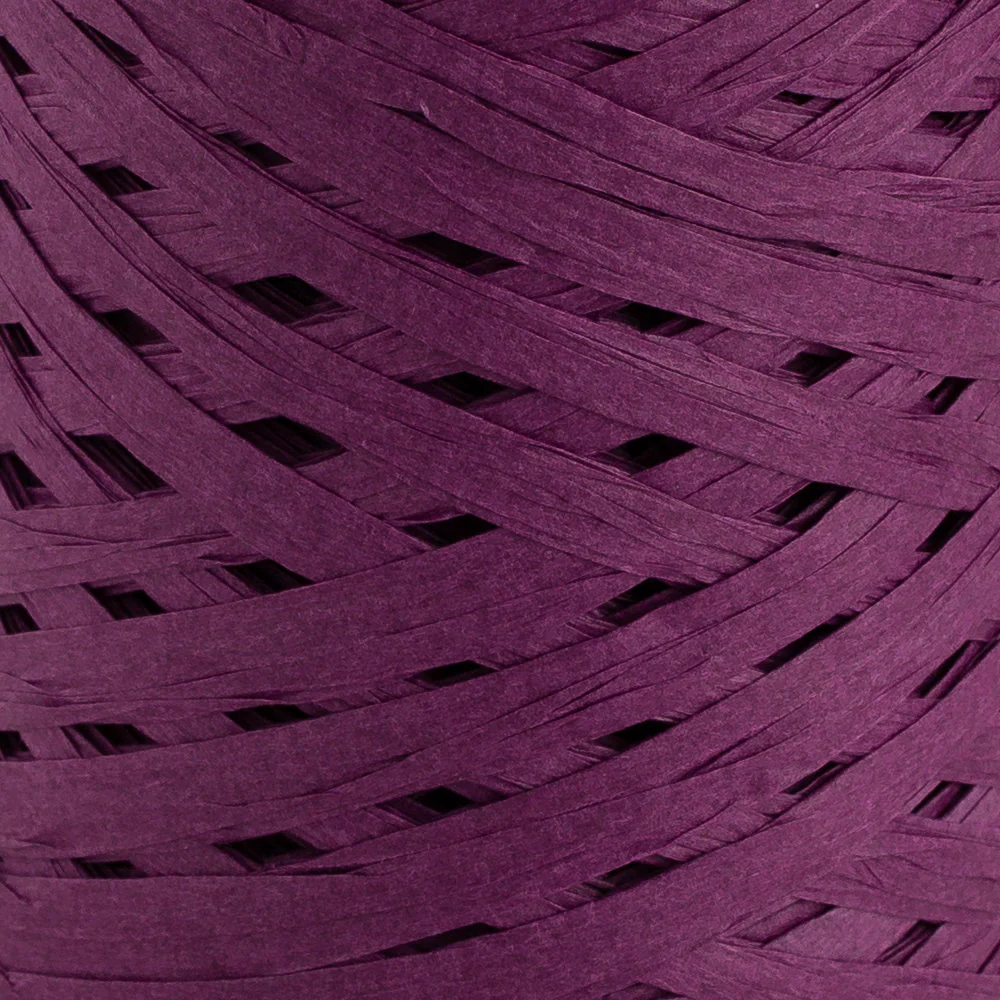 Loren Natural Raffia Paper Yarn, Purple - 41 - Image 2