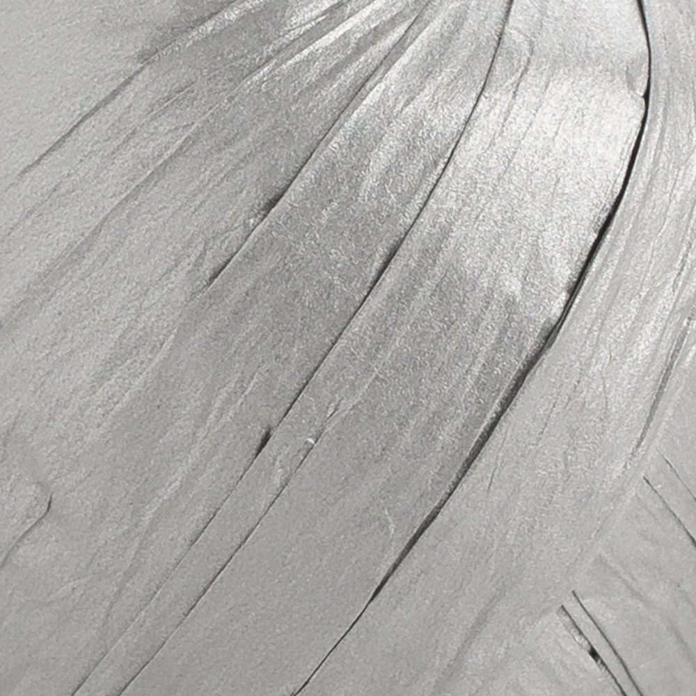 Loren Natural Raffia Paper Yarn, Silver - Image 2