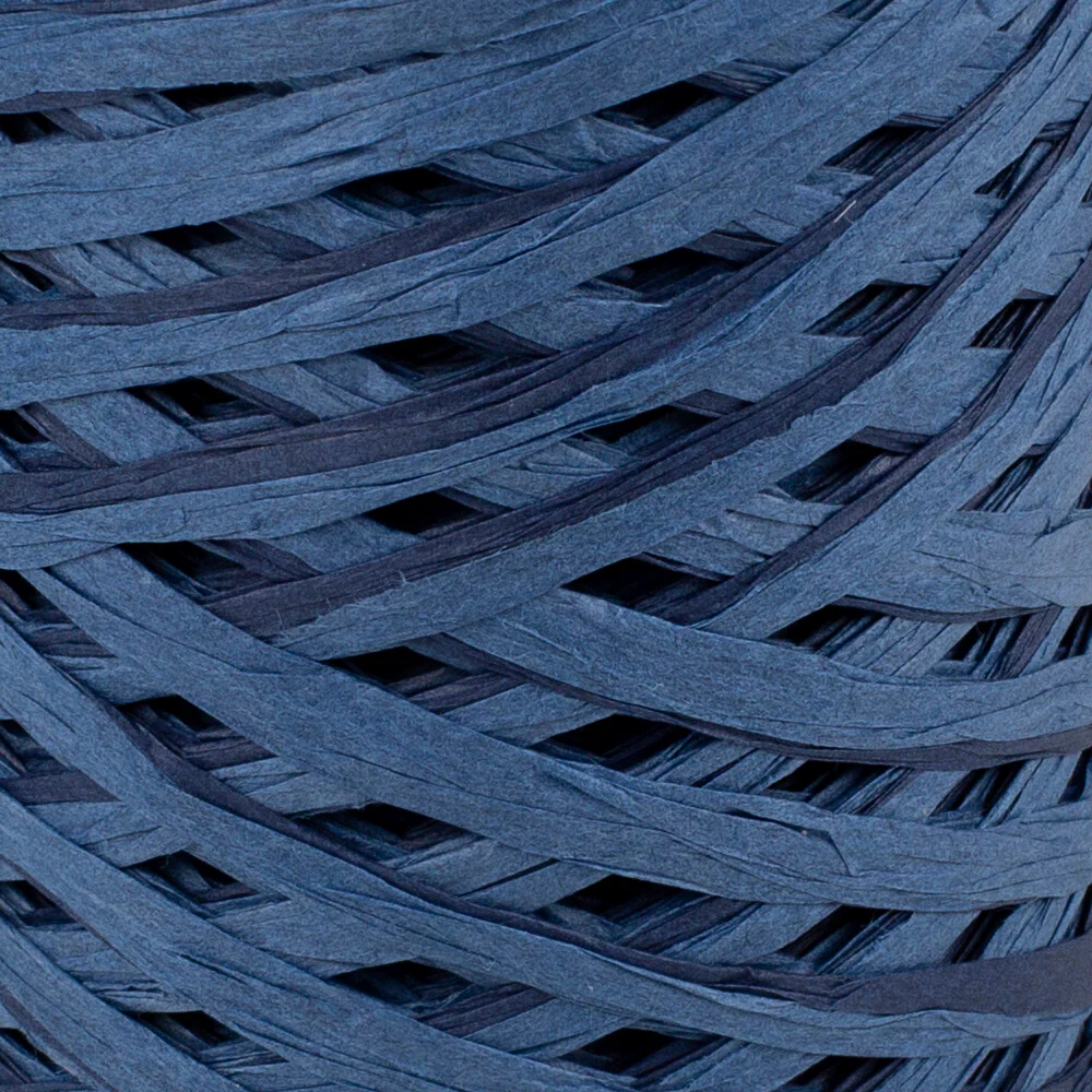 Loren Natural Raffia Paper Yarn, Variegated, 50 gr - Image 2