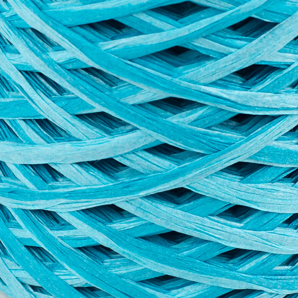 Loren Natural Raffia Paper Yarn, Variegated, 50 gr - Image 2