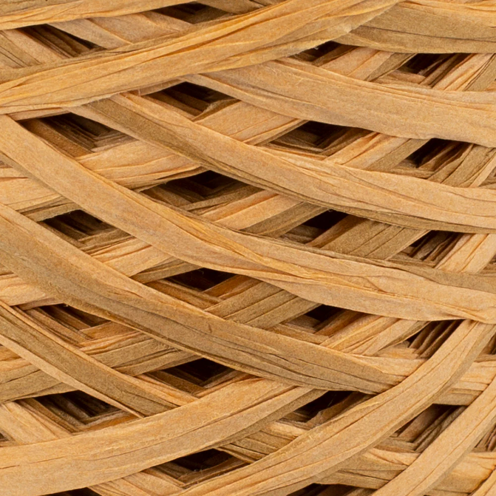 Loren Natural Raffia Paper Yarn, Variegated, 50 gr - Image 2