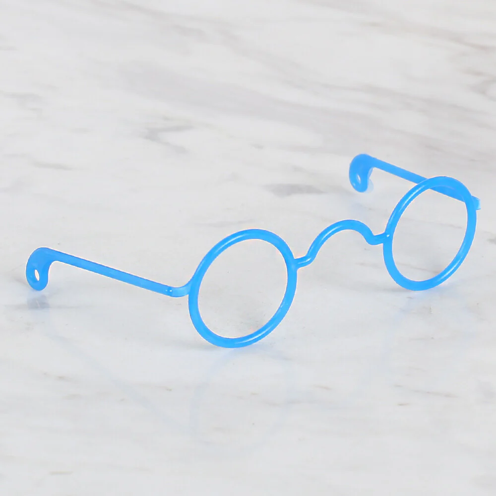 Loren Plastic Amigurumi Glasses, Dark Blue