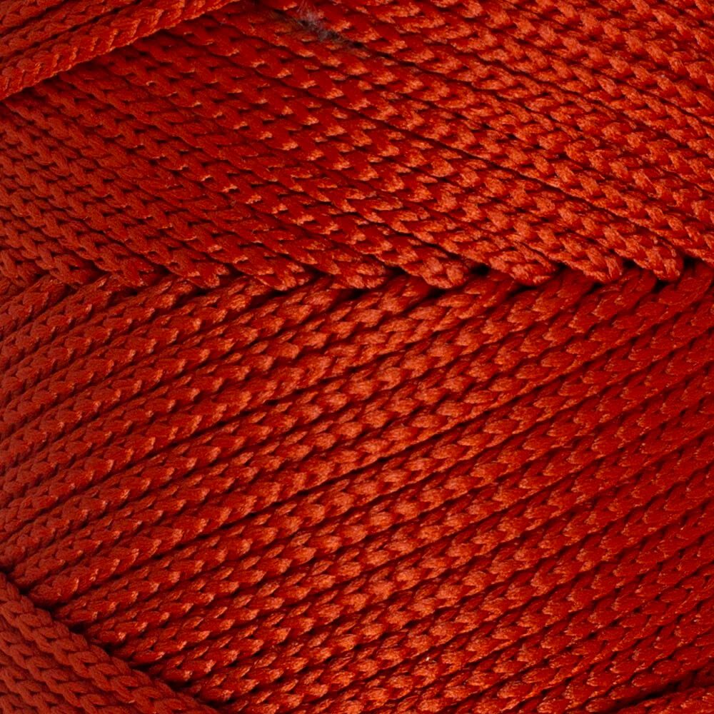 Loren Polyester Soft Macrame Yarn, Brick Color- LM012 - Image 2