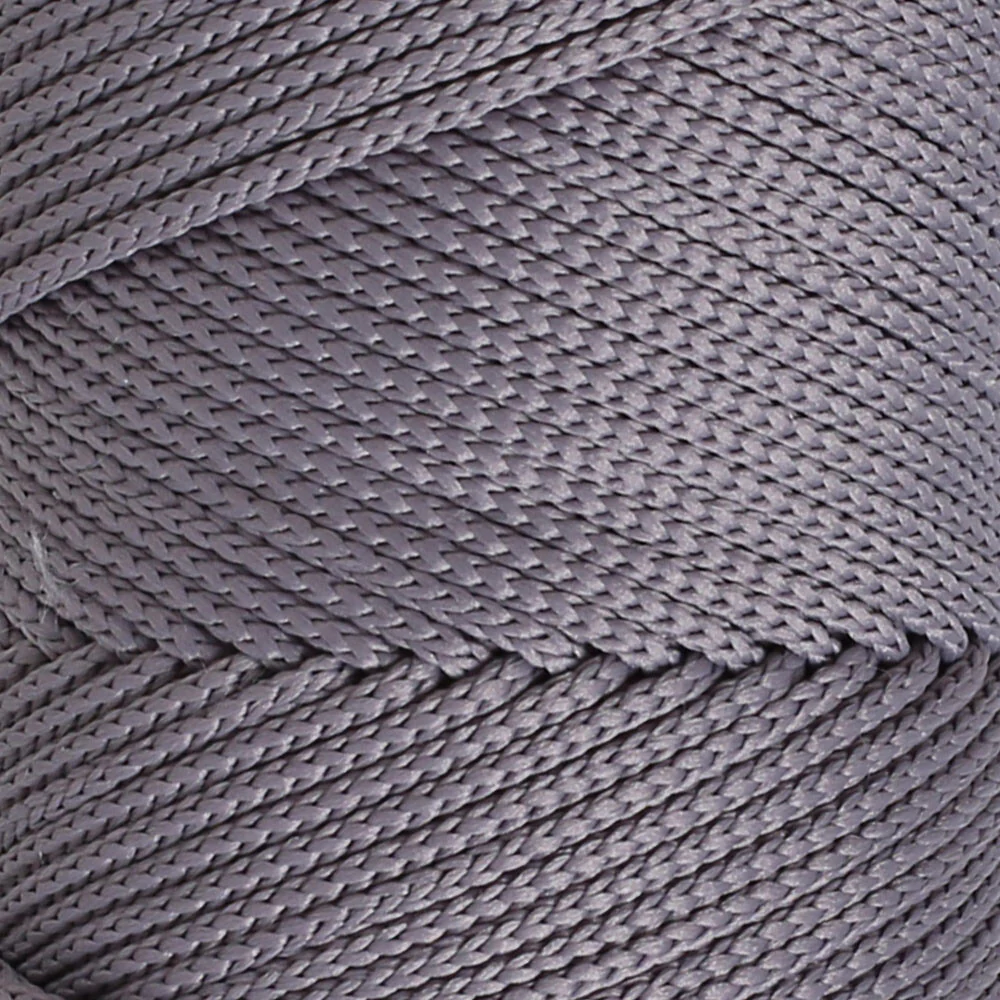 Loren Polyester Soft Macrame Yarn, Grey - LM050 - Image 2