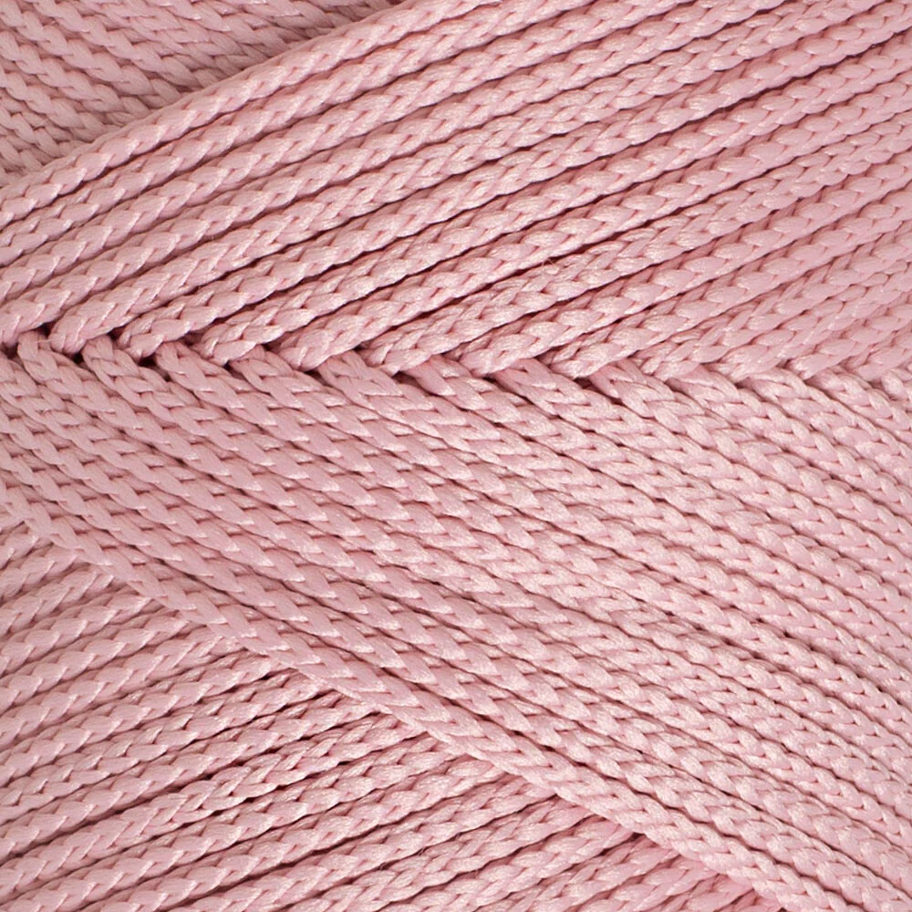 Loren Polyester Soft Macrame Yarn, Pink - LM042 - Image 2