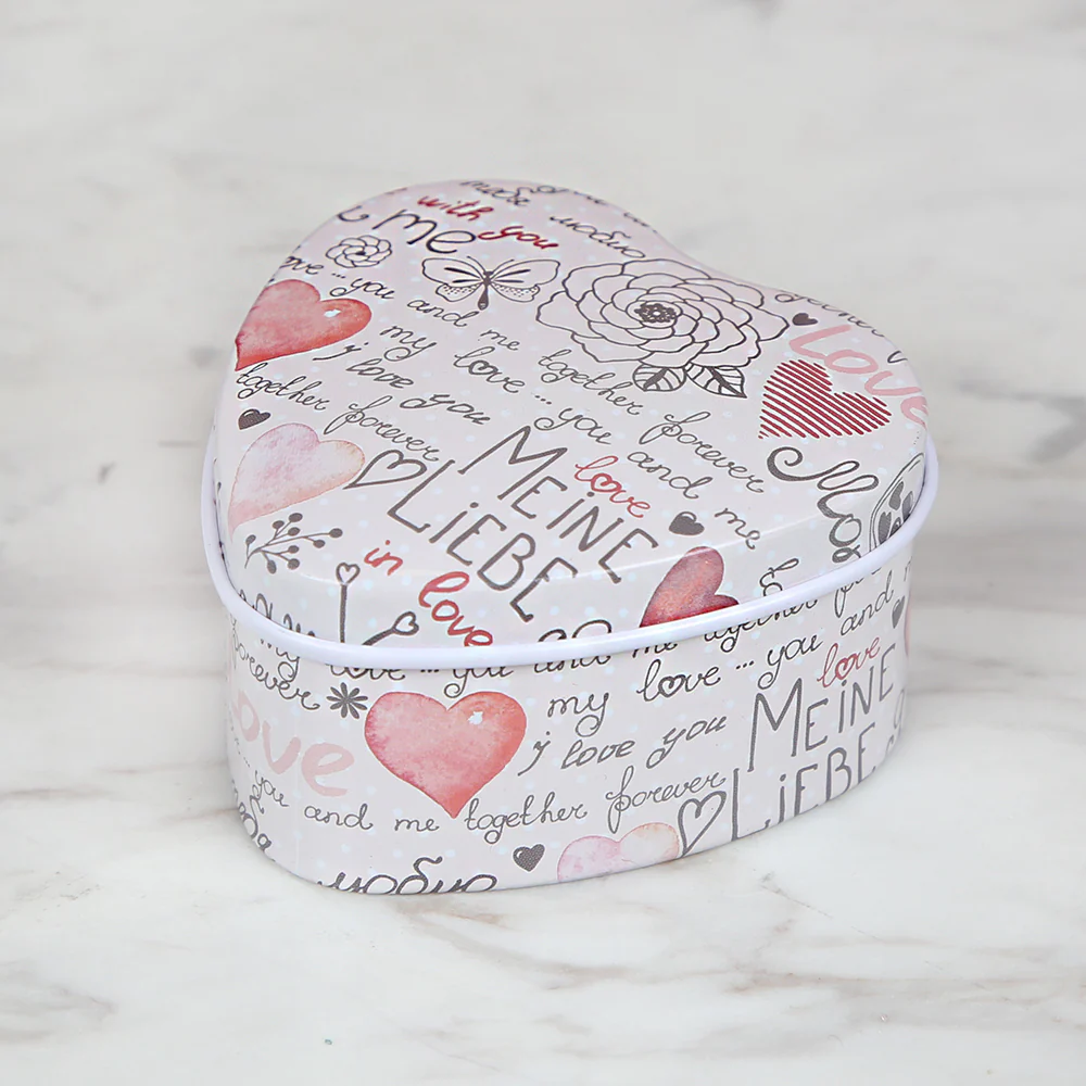 Nas Metal Storage Box - Heart