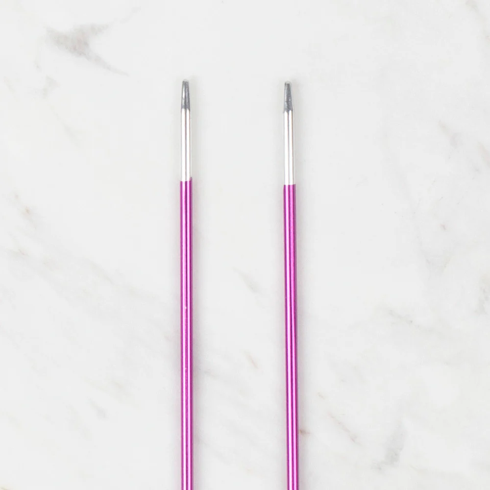 Loren Rythm Knitting Needle, Metal, 2,5mm, Purple - Image 3