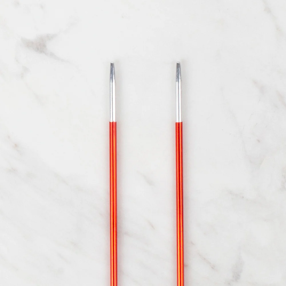 Loren Rythm Knitting Needle, Metal, 2,5mm, Red - Image 3