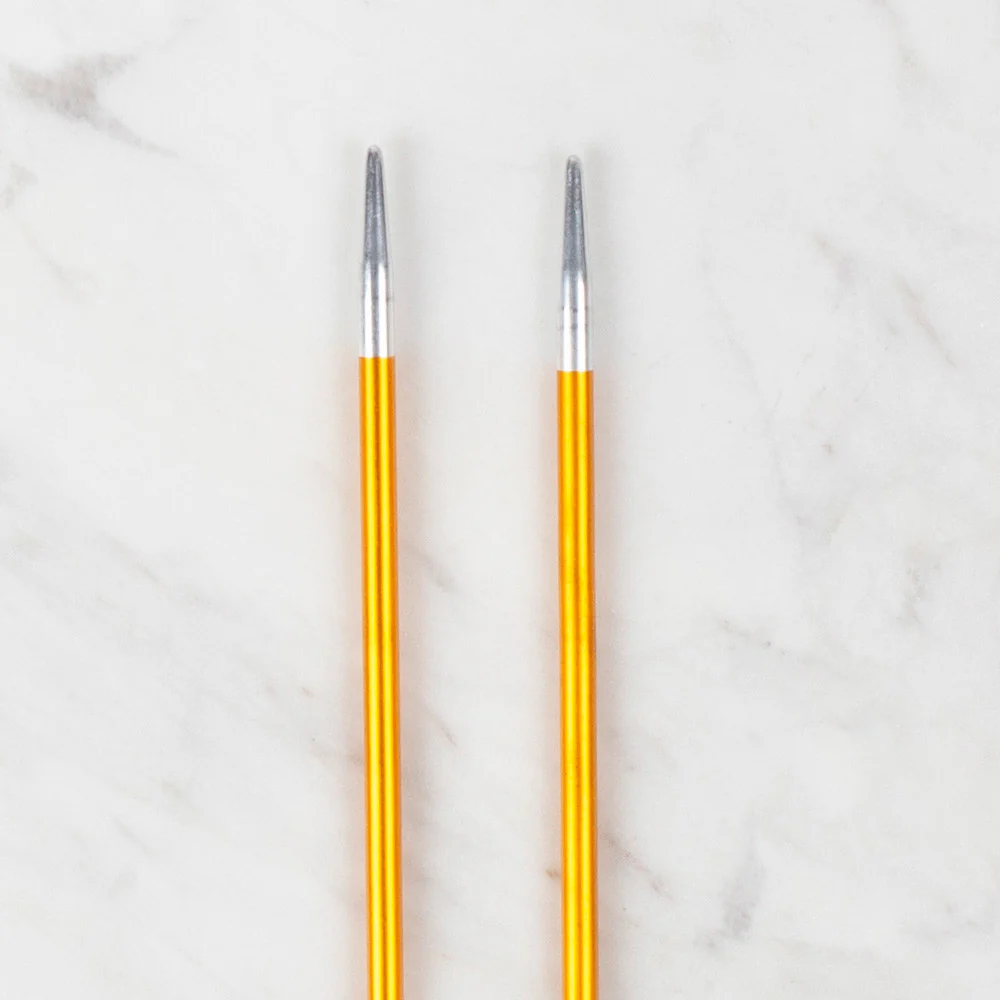 Loren Rythm Knitting Needle, Metal, 3,5mm, Yellow - Image 3