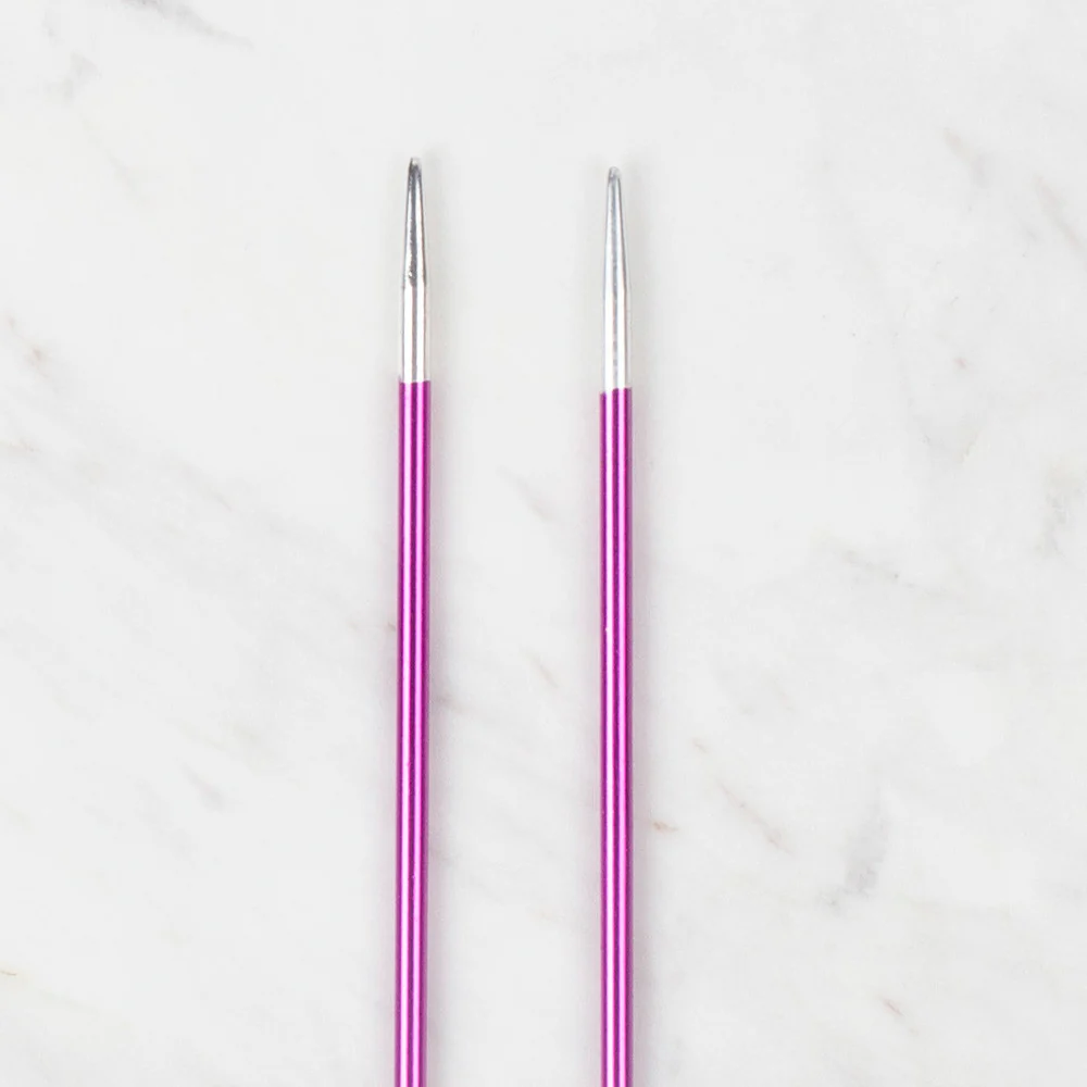 Loren Rythm Knitting Needle, Metal, 3mm, Purple - Image 3