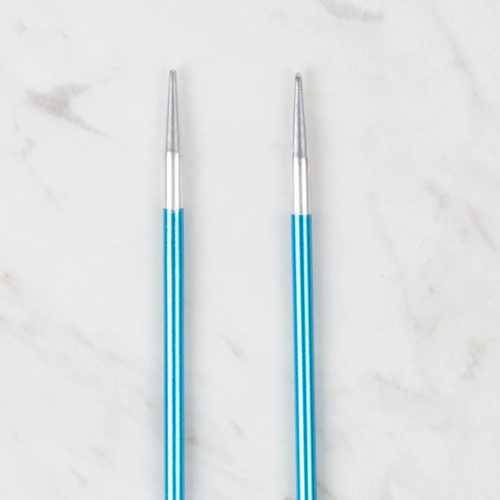 Loren Rythm Knitting Needle, Metal, 4mm, Blue - Image 3