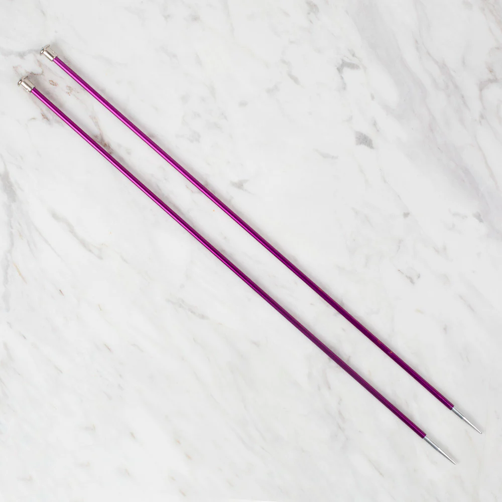 Loren Rythm Knitting Needle, Metal, 4mm, Purple