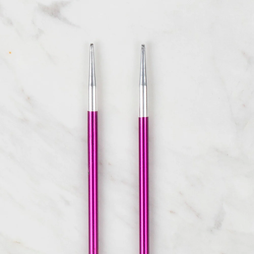 Loren Rythm Knitting Needle, Metal, 4mm, Purple - Image 3