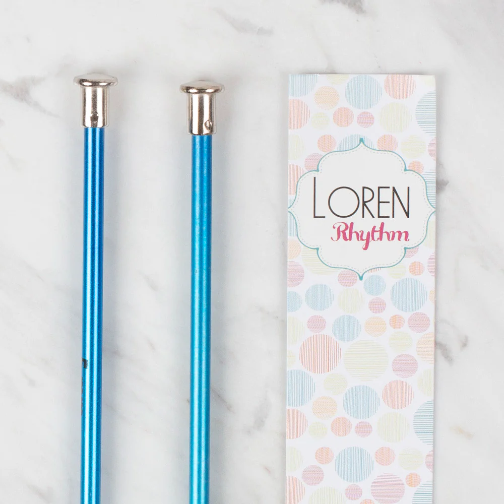 Loren Rythm Knitting Needle, Metal, 5mm, Blue - Image 2