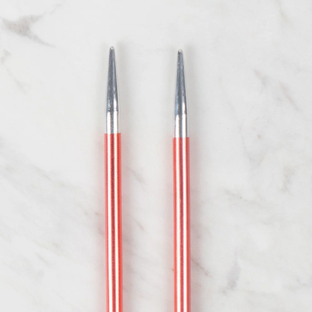 Loren Rythm Knitting Needle, Metal, 5mm, Red - Image 3