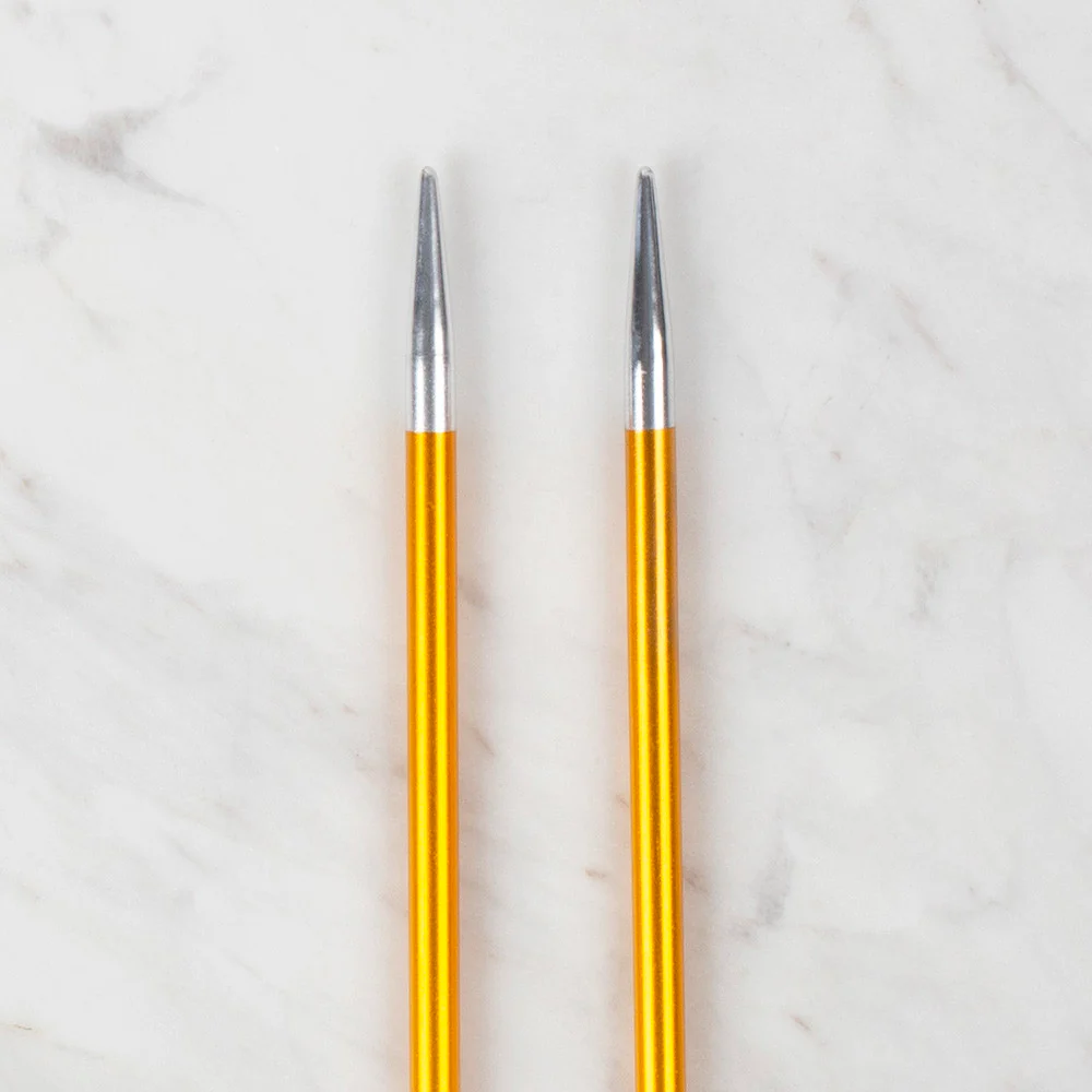 Loren Rythm Knitting Needle, Metal, 5mm, Yellow - Image 3