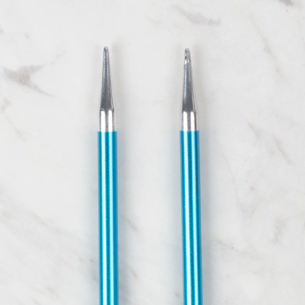 Loren Rythm Knitting Needle, Metal, 6mm, Blue - Image 3
