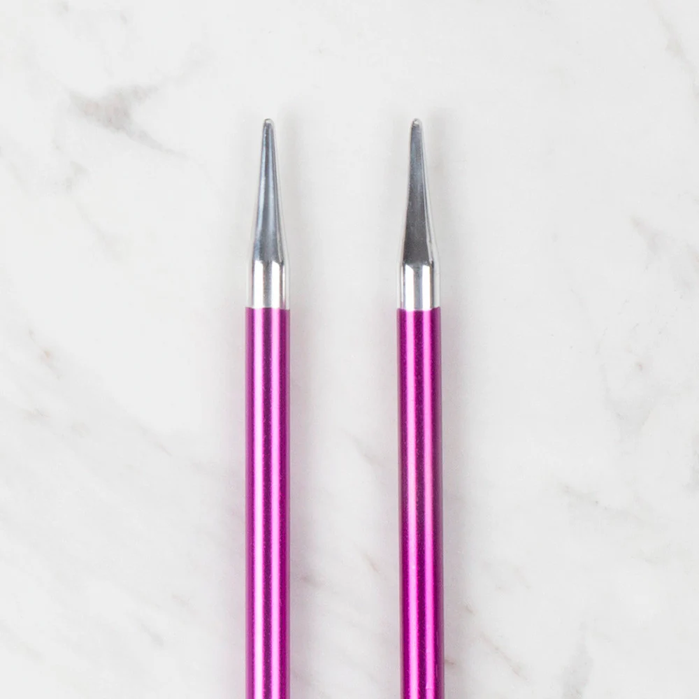 Loren Rythm Knitting Needle, Metal, 6mm, Purple - Image 3