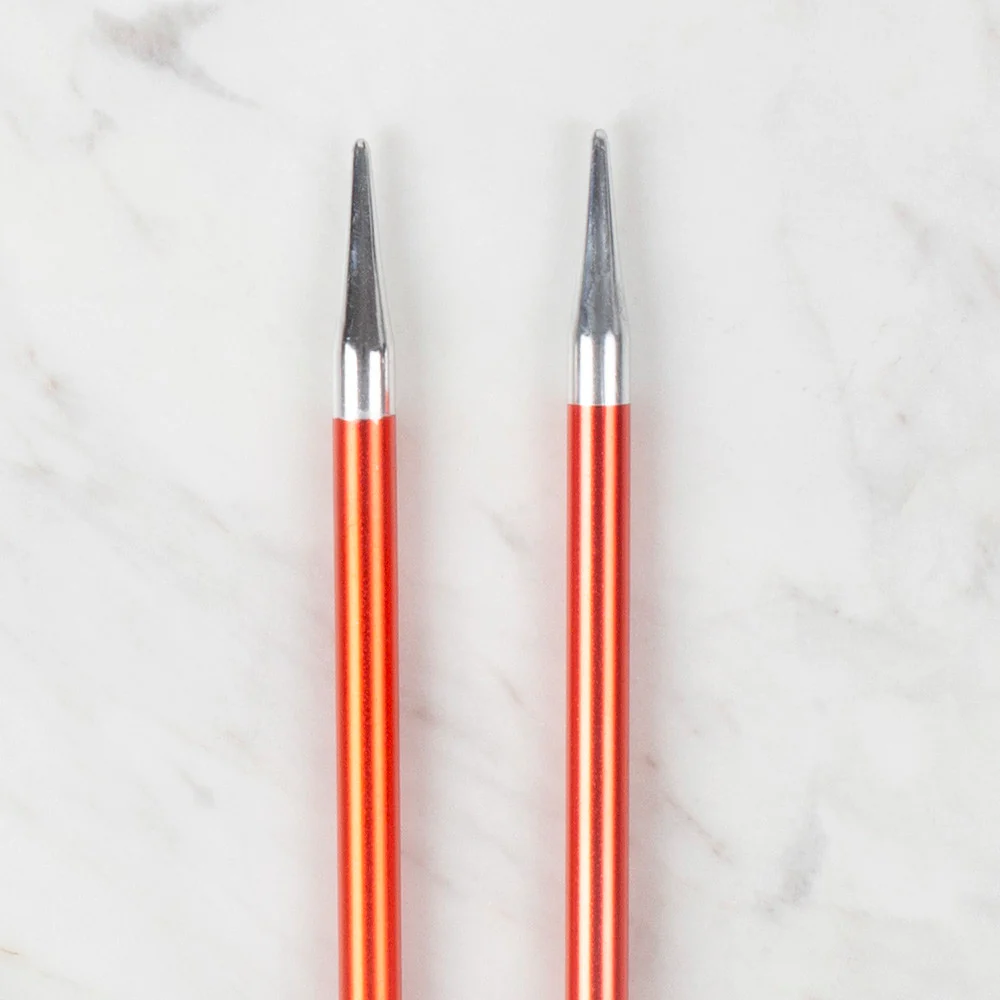 Loren Rythm Knitting Needle, Metal, 6mm, Red - Image 3