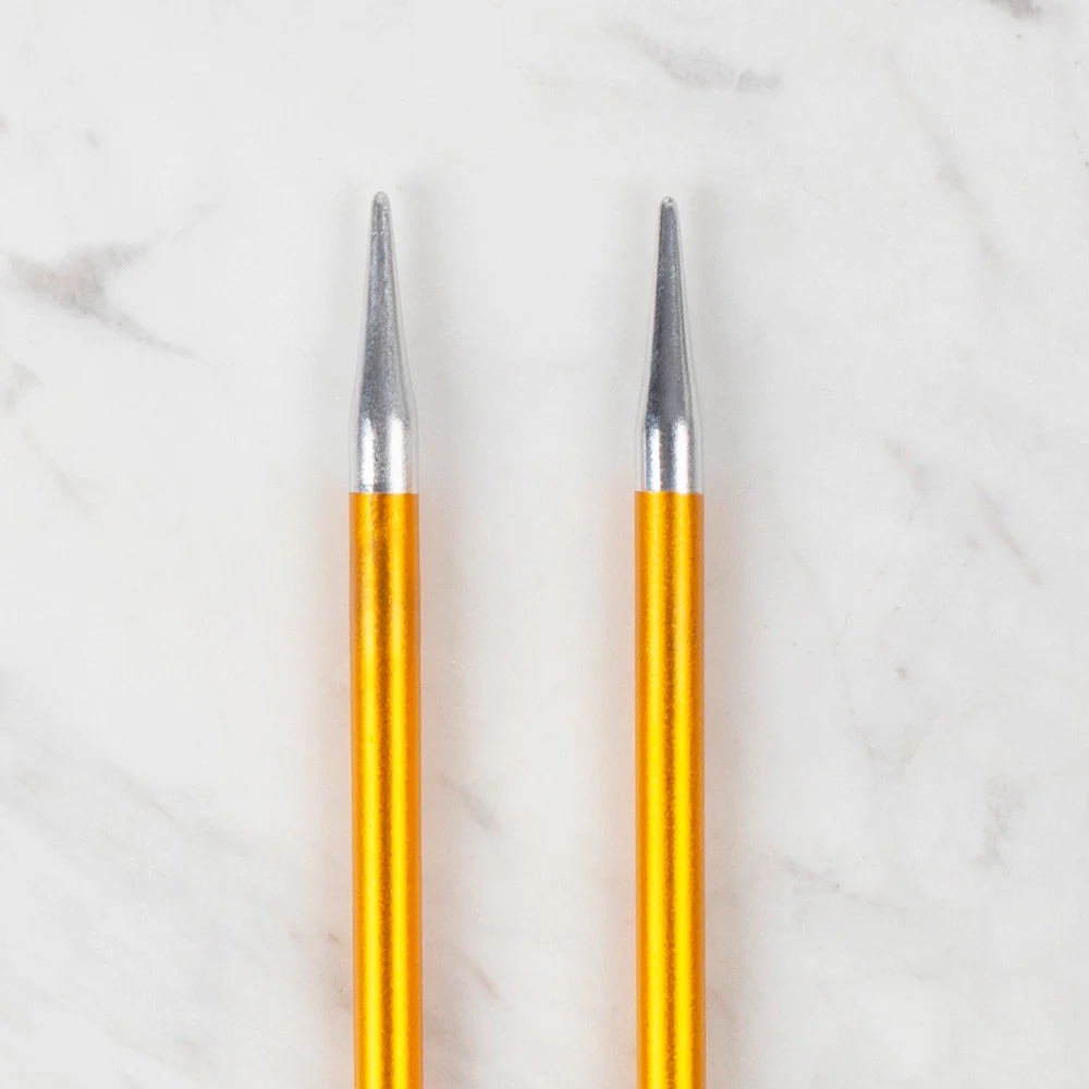 Loren Rythm Knitting Needle, Metal, 6mm, Yellow - Image 3