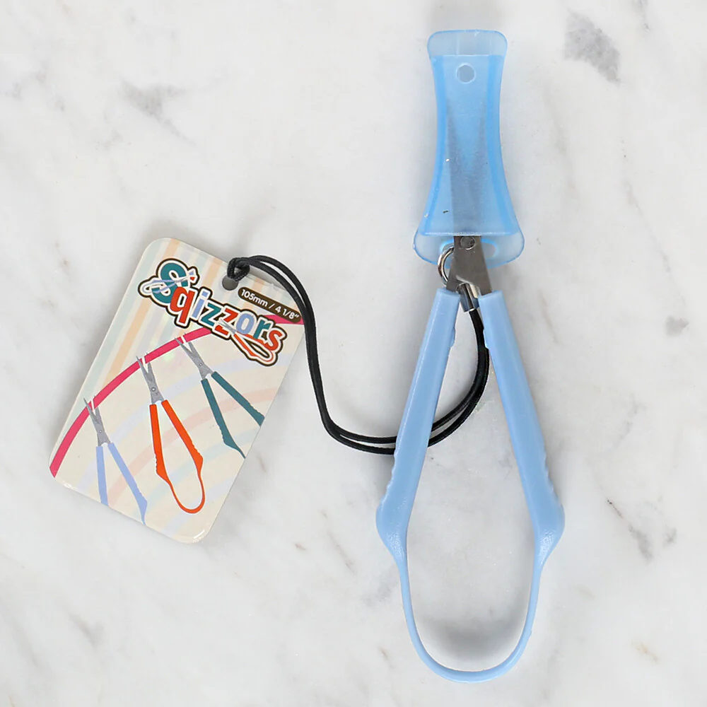 Loren Scissors, Soft Grip, Light Blue - B4837 - Image 2