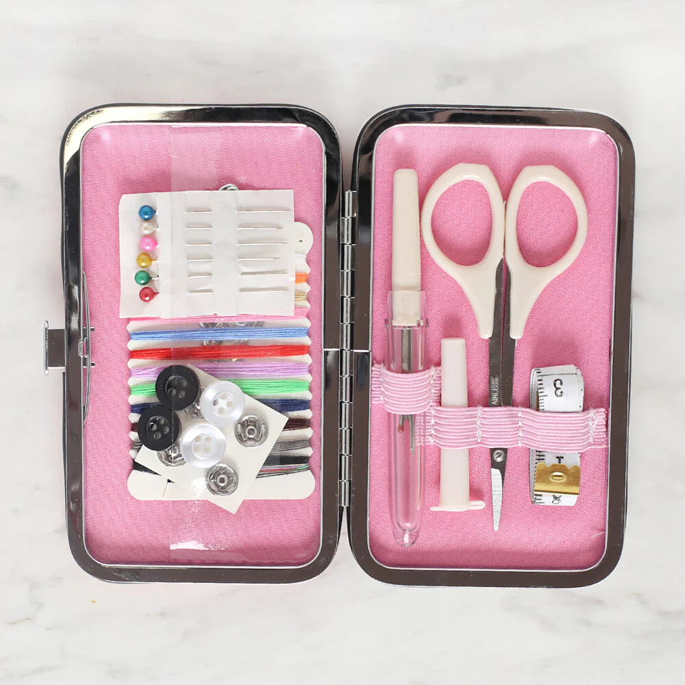 Loren Sewing Kit, Pink - N4347 - Image 2