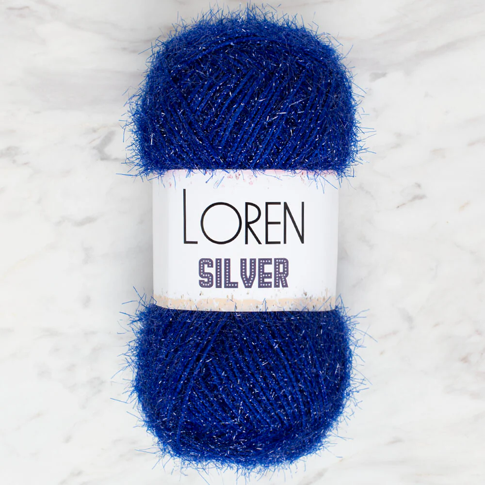 Loren Silver Knitting Yarn, Dark Pink - RS0004