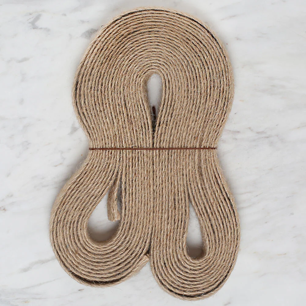 Loren Straw Jute Ribbon 10 mt 2 cm - Image 2