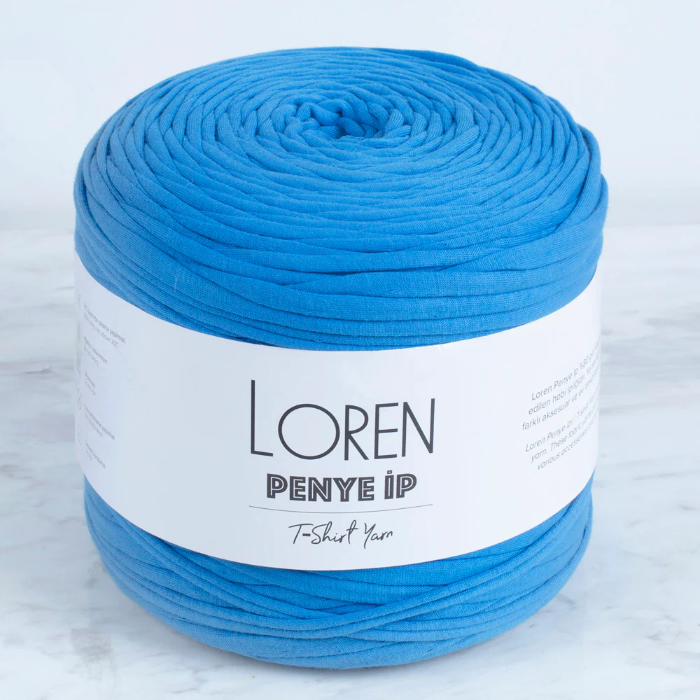 Loren T-Shirt Yarn, Blue - 58