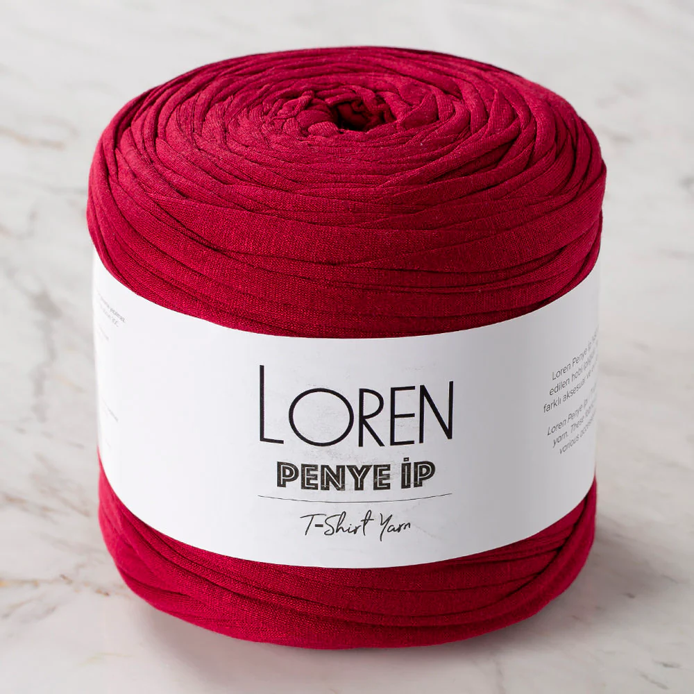 Loren T-shirt Yarn, Claret - 6