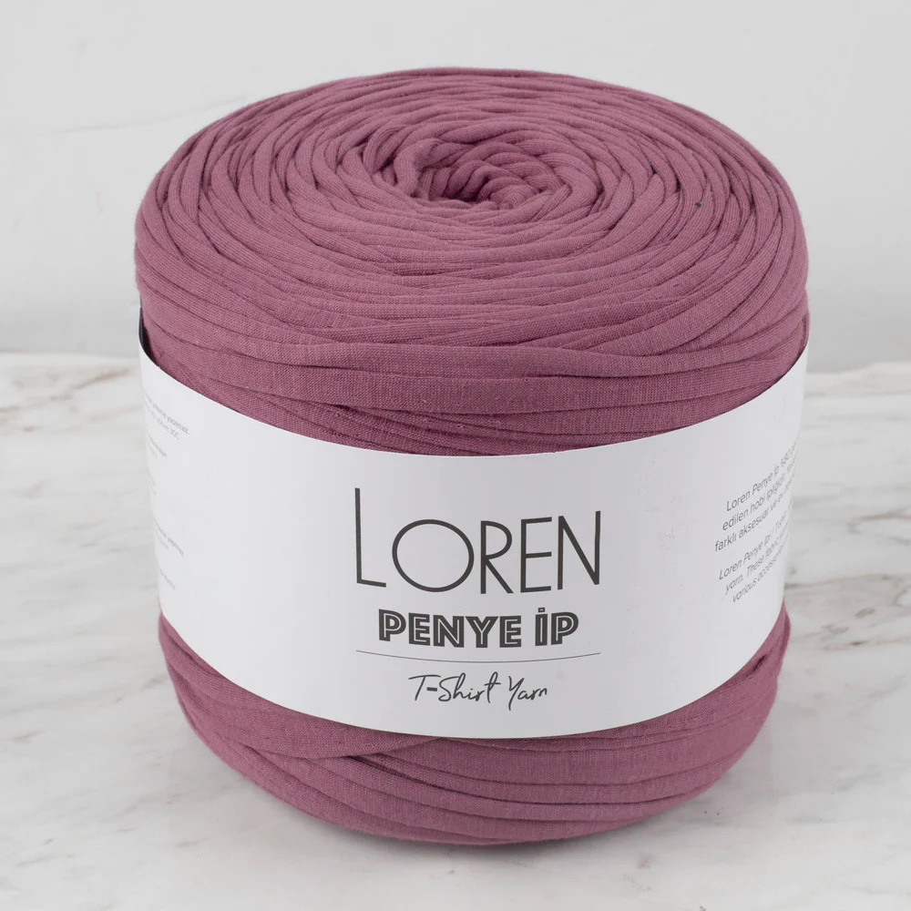 Loren T-Shirt Yarn, Dusty Rose - 88