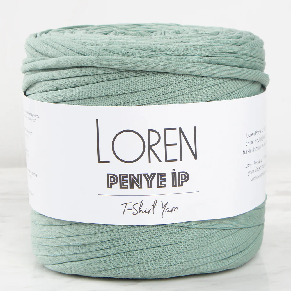 Loren T-Shirt Yarn, Green - 75