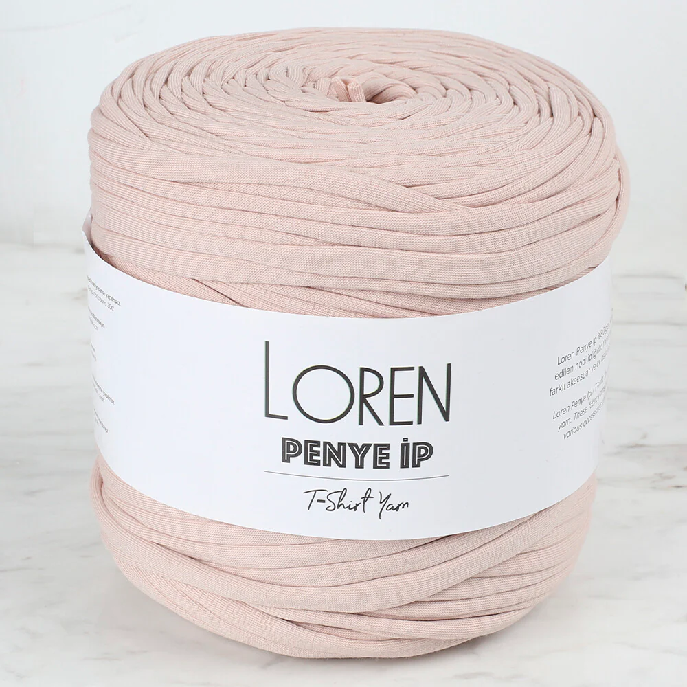 Loren T-Shirt Yarn, Sand Beige - 87