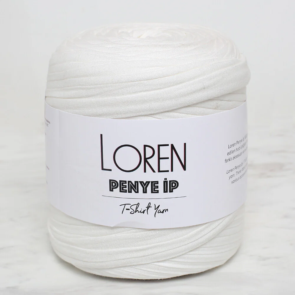 Loren T-Shirt Yarn, Light Cream - 43