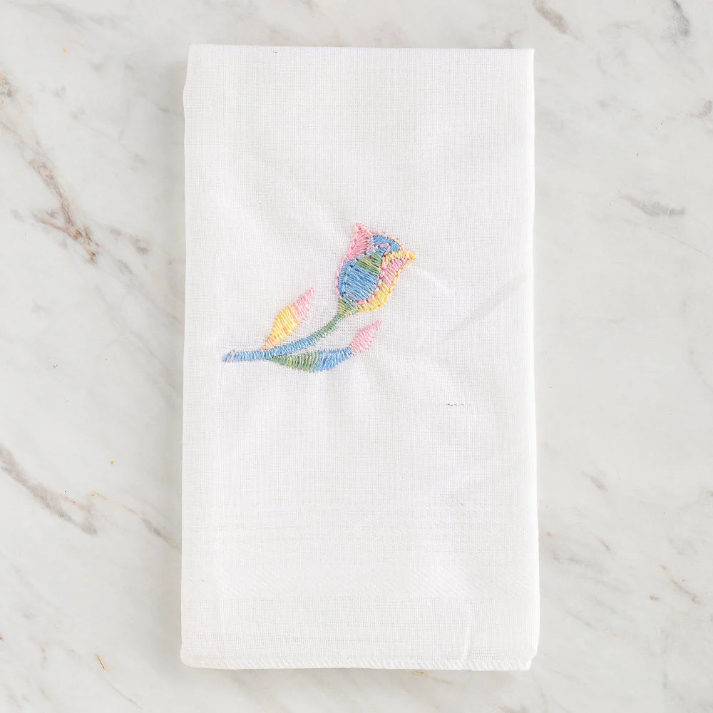 Loren Women's Embroidered Handkerchief - 04 - Image 2
