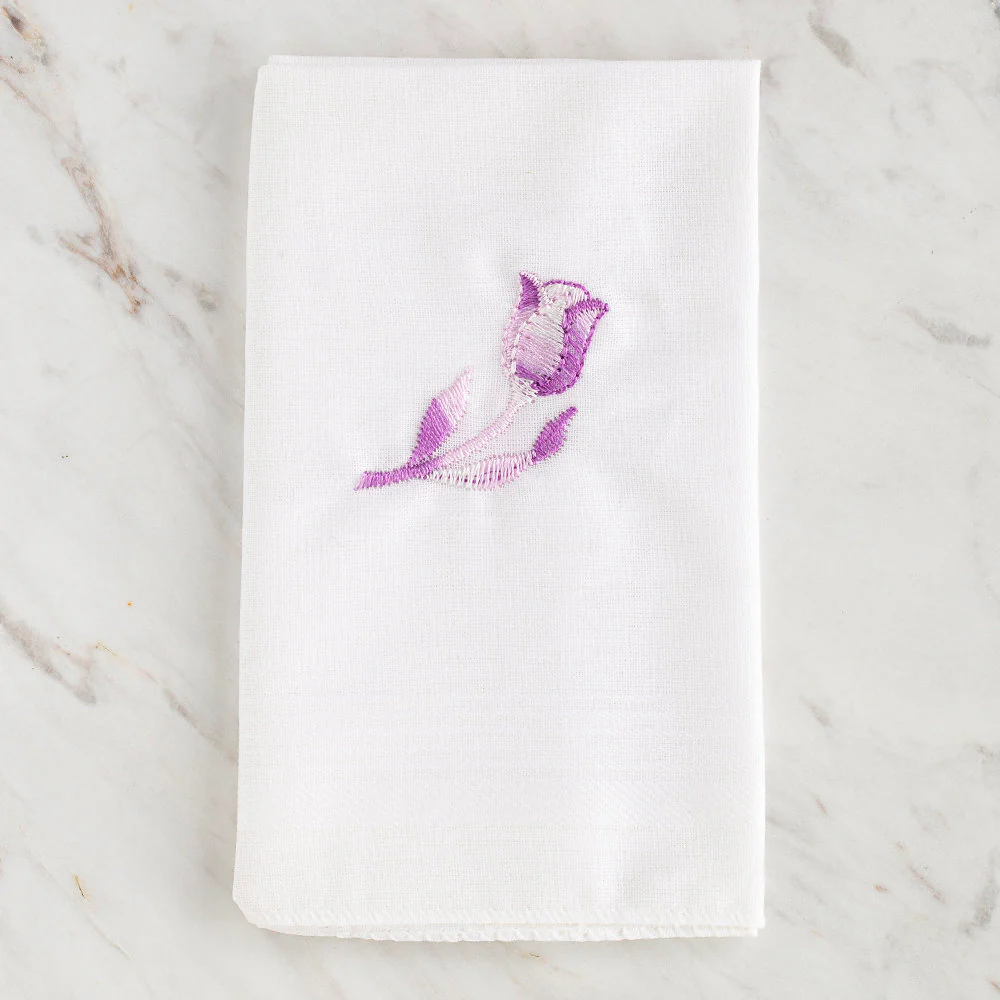 Loren Women's Embroidered Handkerchief - 06 - Image 2